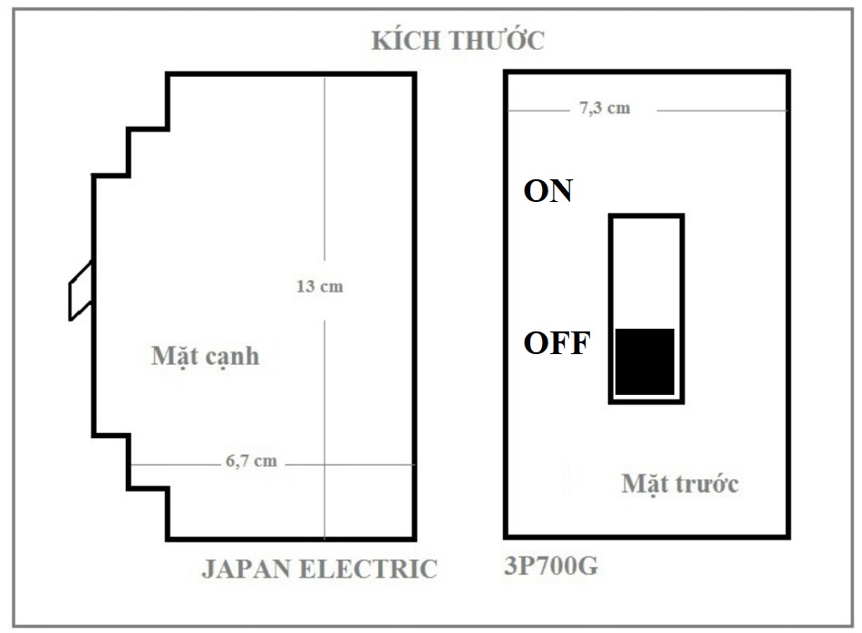 ÁT 3 PHA NHẬT BẢN 50A MCCB
