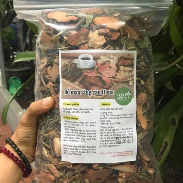 1kg bài thuốc bổ máu tăng cân sau sinh hoặc mới ốm dậy