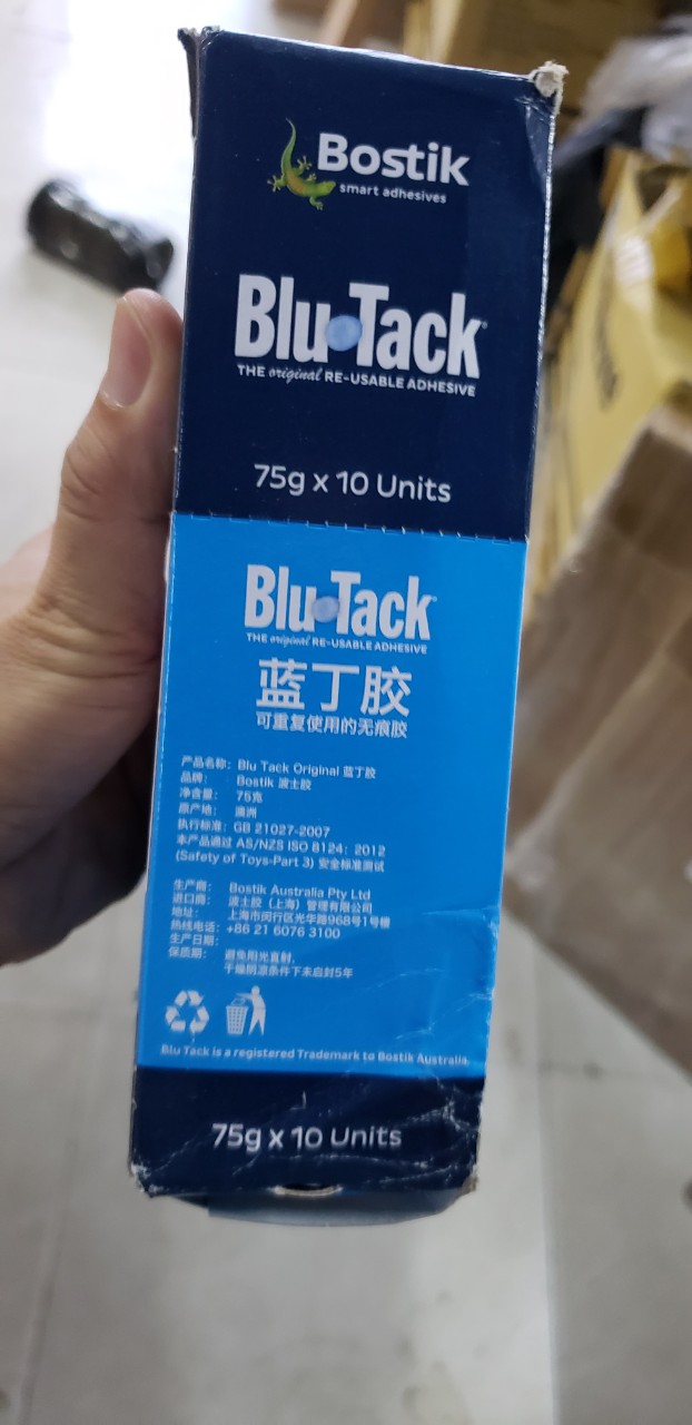 Đất sét dính blutack, Blu tack của Bostik 45 gr