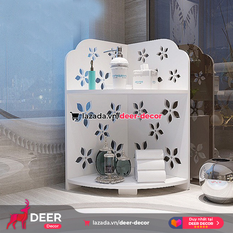 Kệ Góc Để Mỹ Phẩm, Để Phòng Tắm 38X22cm - DEER DECOR