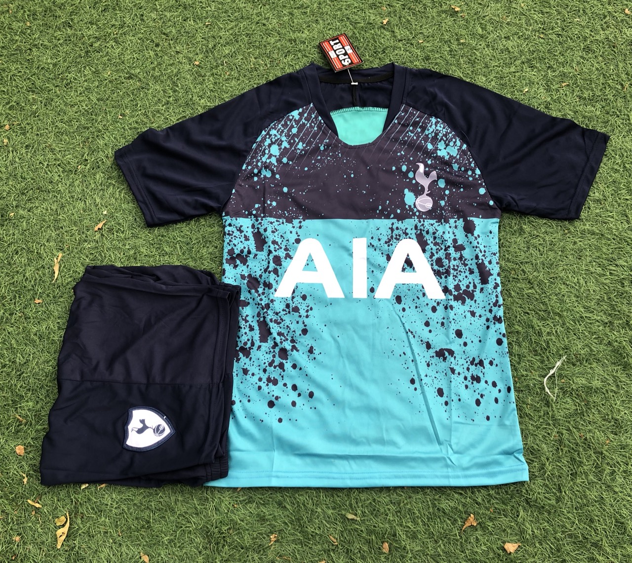 Bộ Quần Áo Bóng Đá Tot xanh. In Tên Số Áo Theo Yêu Cầu