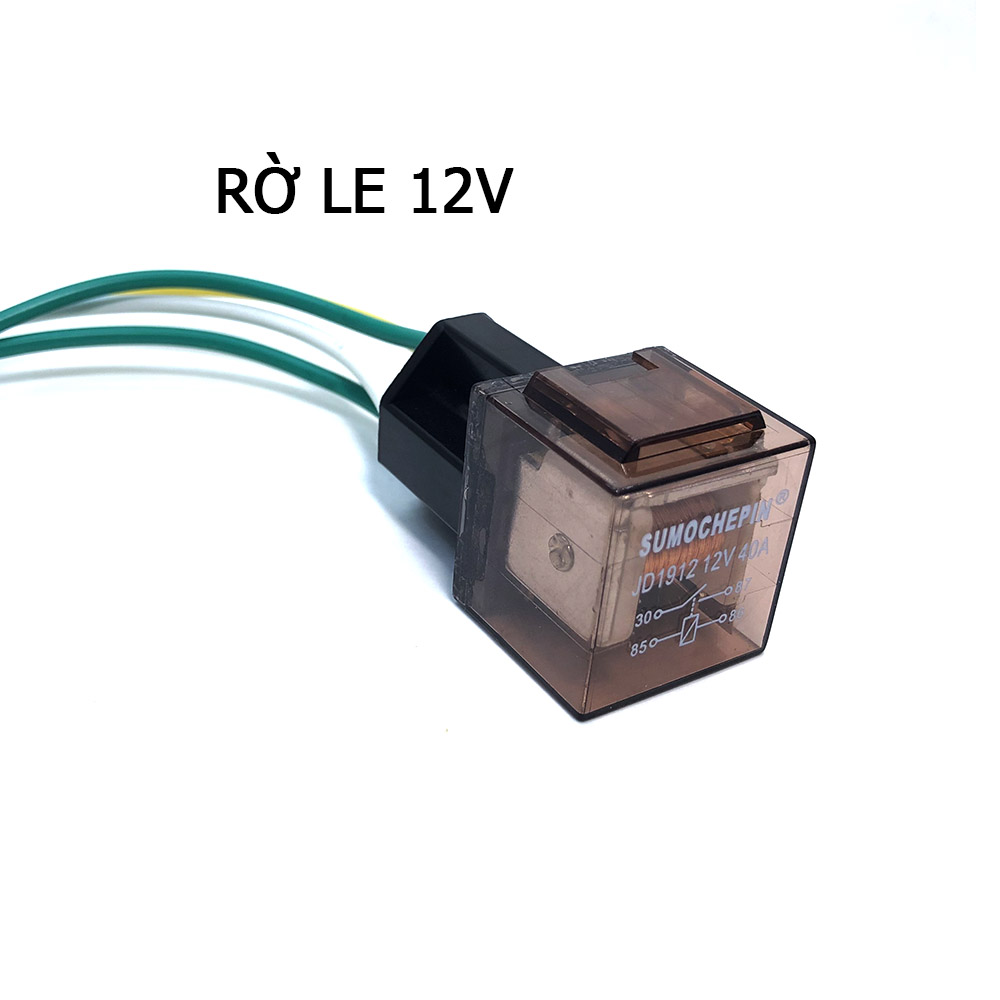 [HCM]Rờ Le 12V 40A Gắn Xe Máy Ô tô [ 1 Chiếc ]