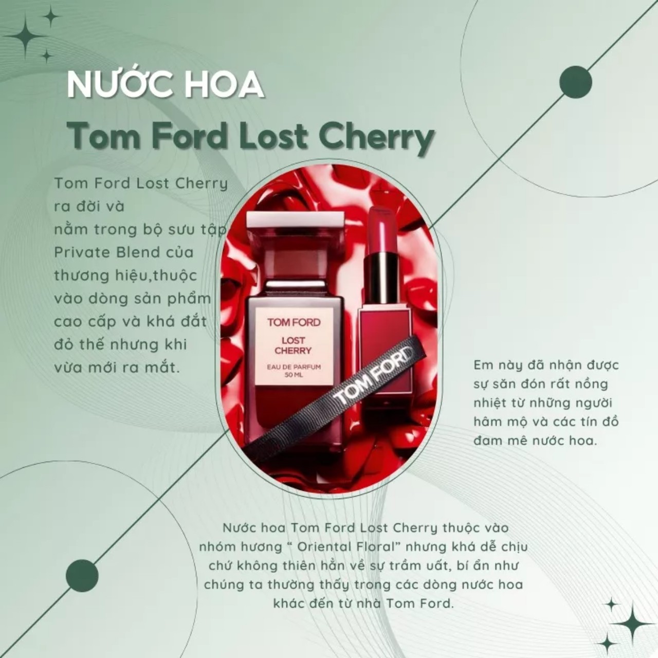 [Chính Hãng] Nước Hoa Nữ Dùng Thử Tom Ford Lost Cherry Eau de Parfum Chiết 10ml