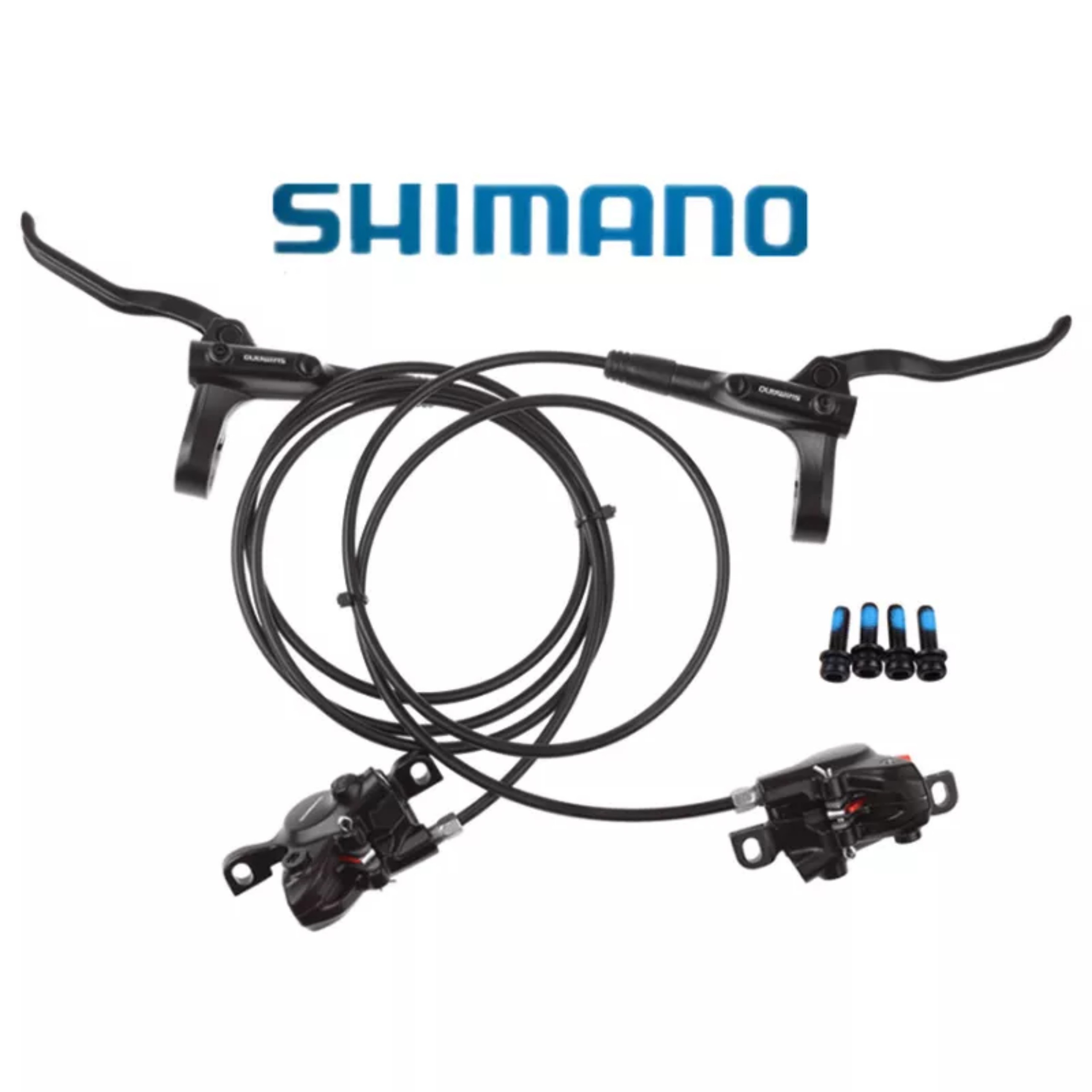 Bộ phanh dầu xe đạp shimano mt200