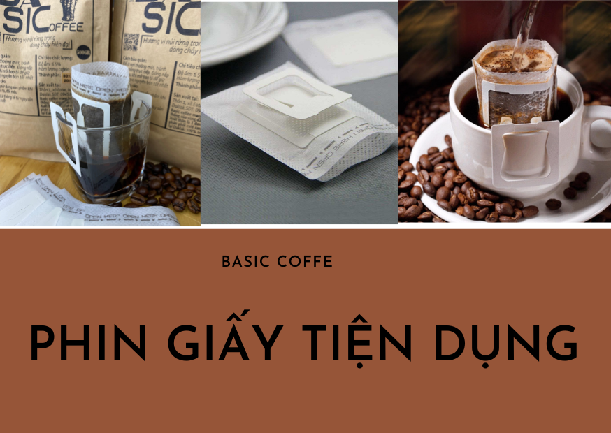 Phin Giấy Cà Phê Basic Coffee Phin Giấy Du Lịch Túi Lọc Cafe