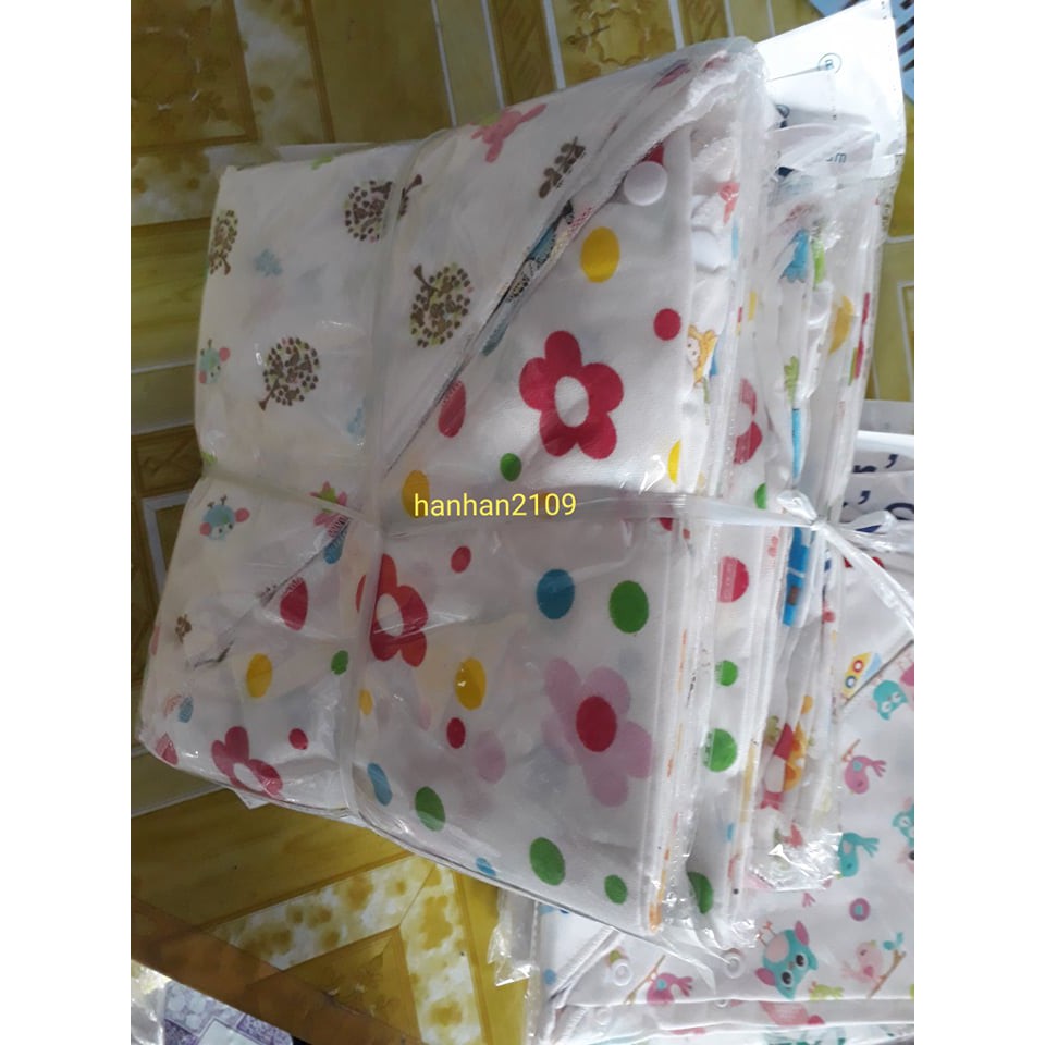 Sét 10 Khăn yếm xô quàng cổ cho bé (có cúc bấm)