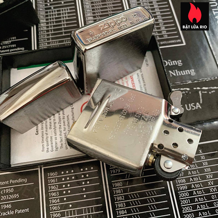 ZIPPO 200 - ZIPPO BRUSHED CHROME