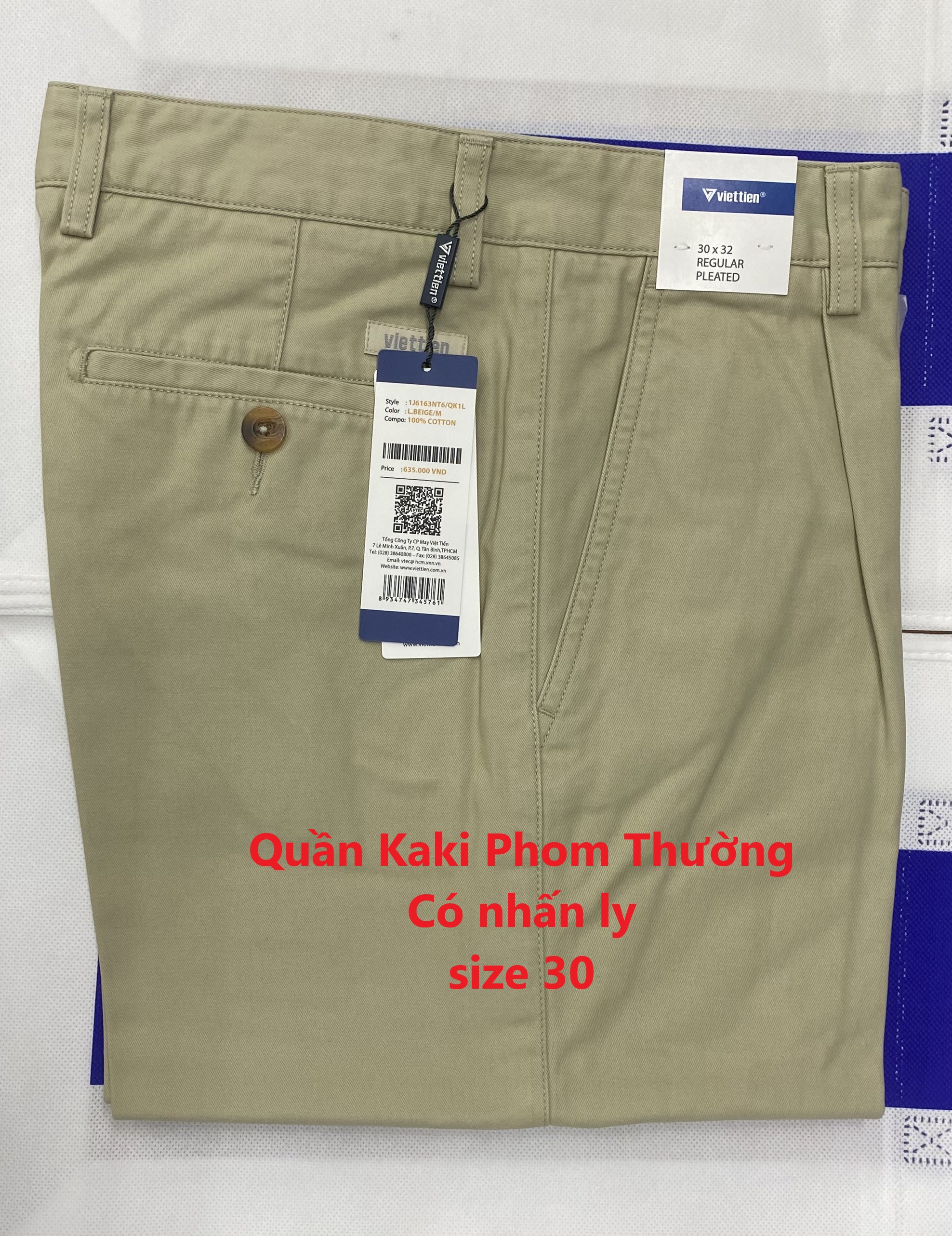 Quần Kaki Việt Tiến lẻ size