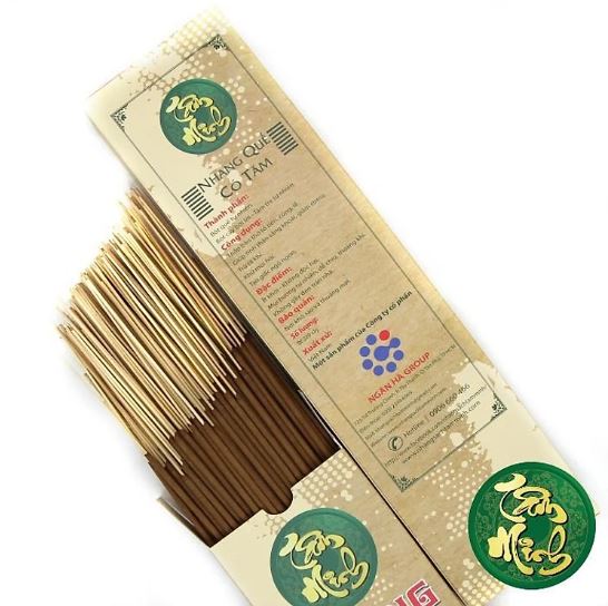 Nhang Quế Cao Cấp Hộp Lớn 40Cm - Hương Quế Dịu Nhẹ Thanh Lọc Không Khí
