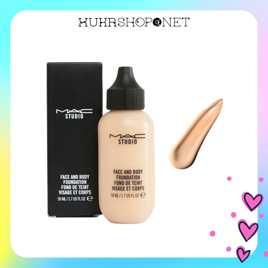 Kem nền che khuyết điểm MAC Face and Body Foundation Mini trang điểm tự  nhiên, bền màu lâu trôi 50ml 