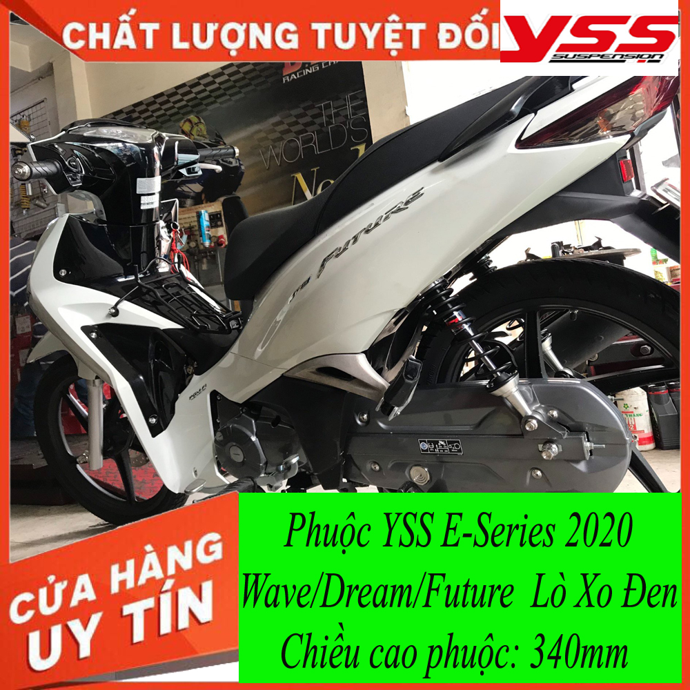 [HCM]Phuộc  YSS  Thái Lan xe Wave/Dream/Future E-Series 2020 Lò Xo Đen