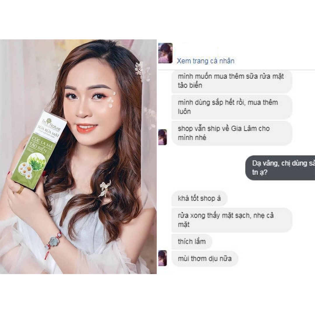 Sữa Rửa Mặt I'm Nature 100ml Cho Mọi Loại Da