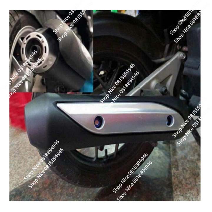 Ốp pô xe máy Honda Click Việt 110
