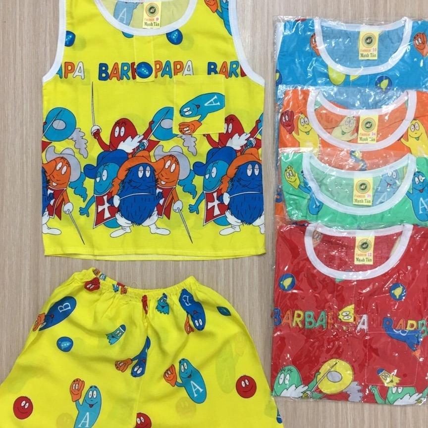 [HCM]Combo 3 bộ lanh- tole bé trai 12-30kg