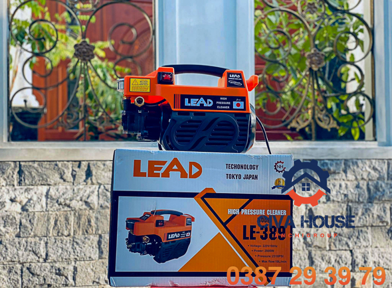 MÁY RỬA XE, VỆ SINH MÁY LẠNH LEAD LE-389