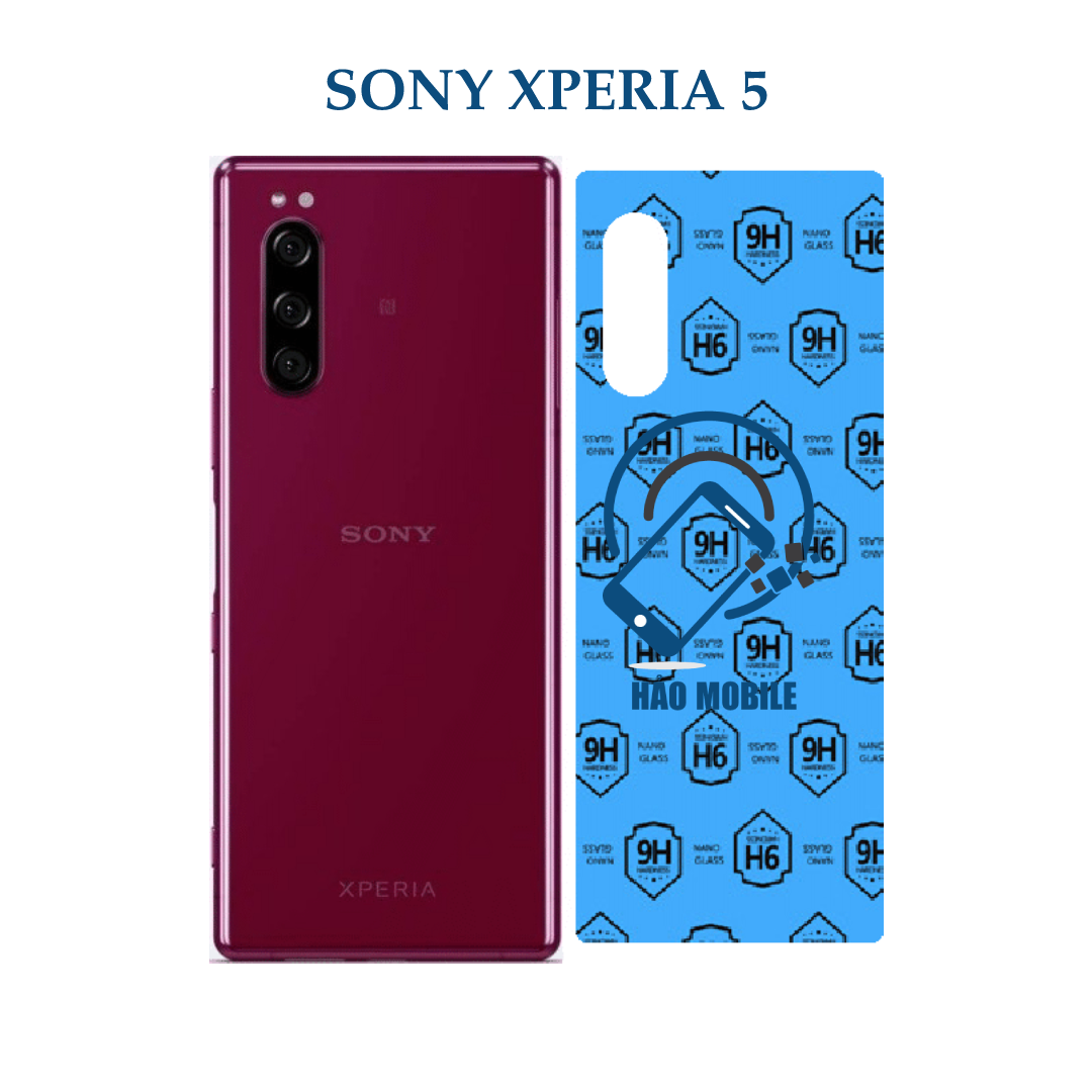 Dán cường lực dẻo nano mặt trước, sau, camera Sony Xperia 5