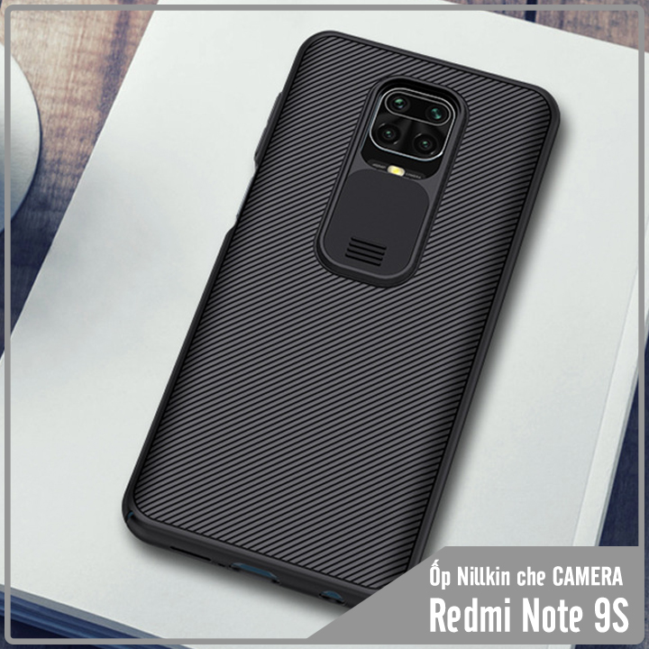 Ốp lưng cho Xiaomi Redmi Note 9S - Note 9 Pro NIllkin CamShield che camera