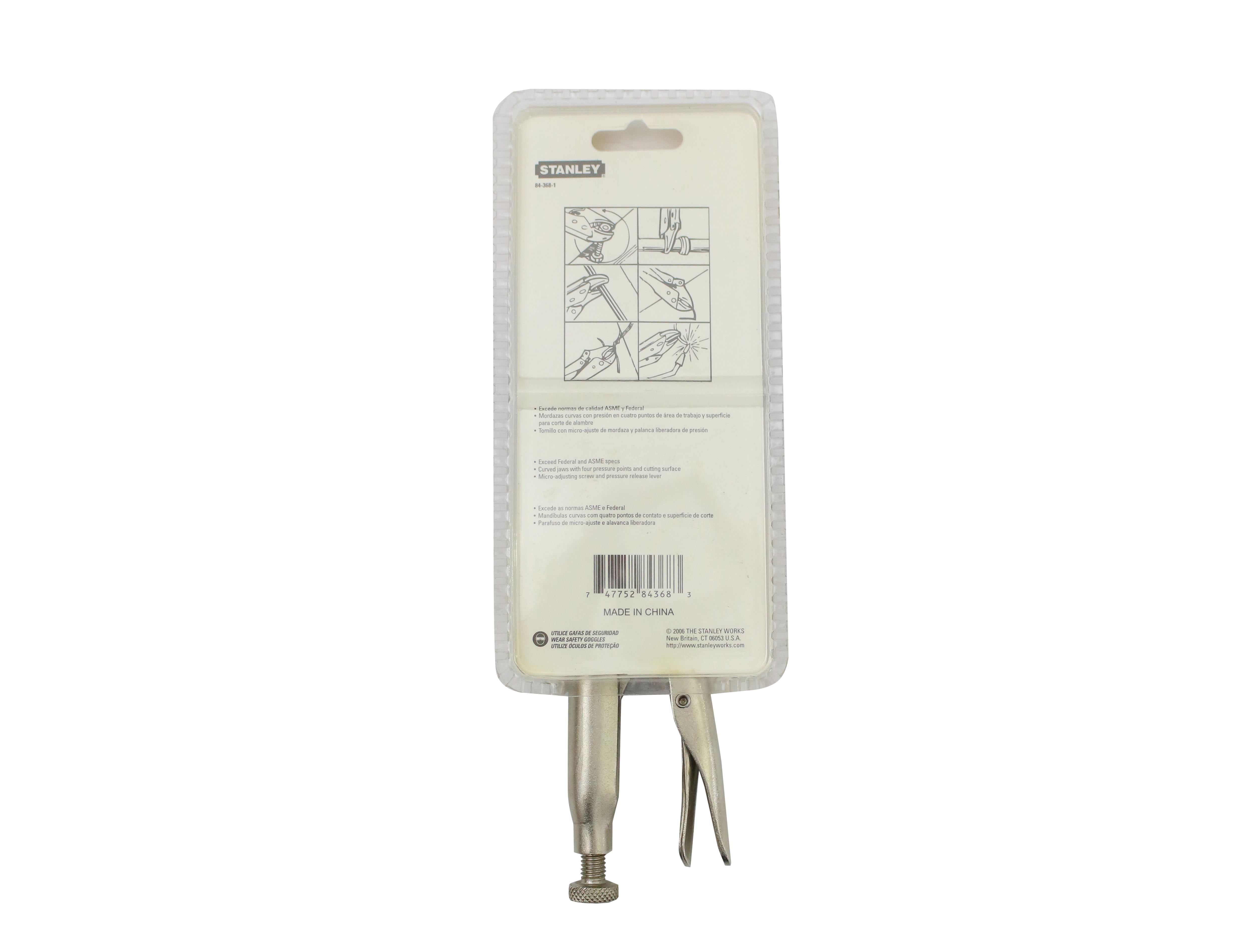 Kềm bấm chết 7" mỏ cong Stanley 84-368-1-S