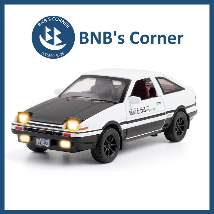 [BNB's Corner] Xe mô hình 1:28 Toyota AE86 Initial D hãng Mini Auto