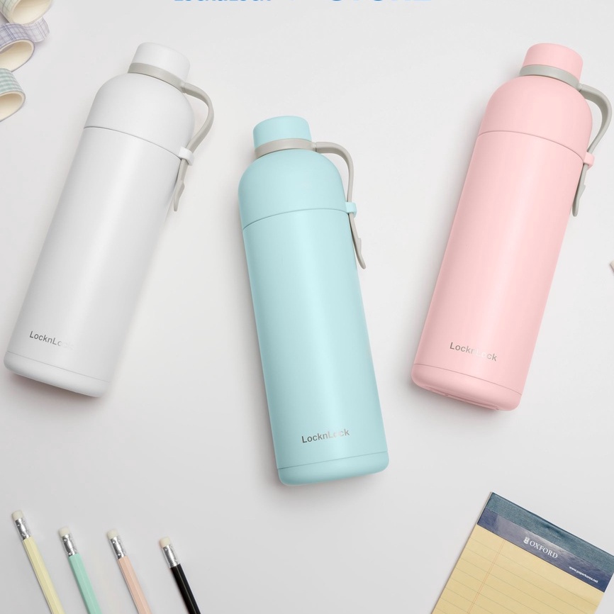 [HCM]Bình giữ nhiệt LocknLock Belt Bottle LHC4267 490ml