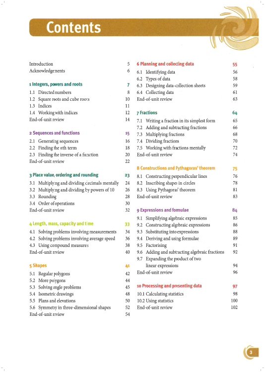 Mathematics course book + Practice book