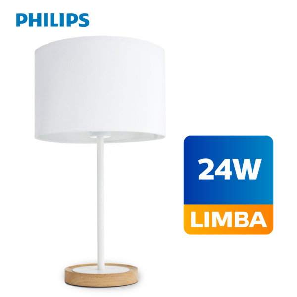 Đèn trang trí để bàn Philips Limba 36017 tặng 01 bóng đèn Philips LED Scene Switch 2 cấp độ ánh sáng vàng