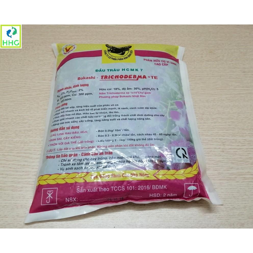 [HCM]Phân bón đầu trâu vi sinh cao cấp hữu cơ Trichoderma TE gói 1kg