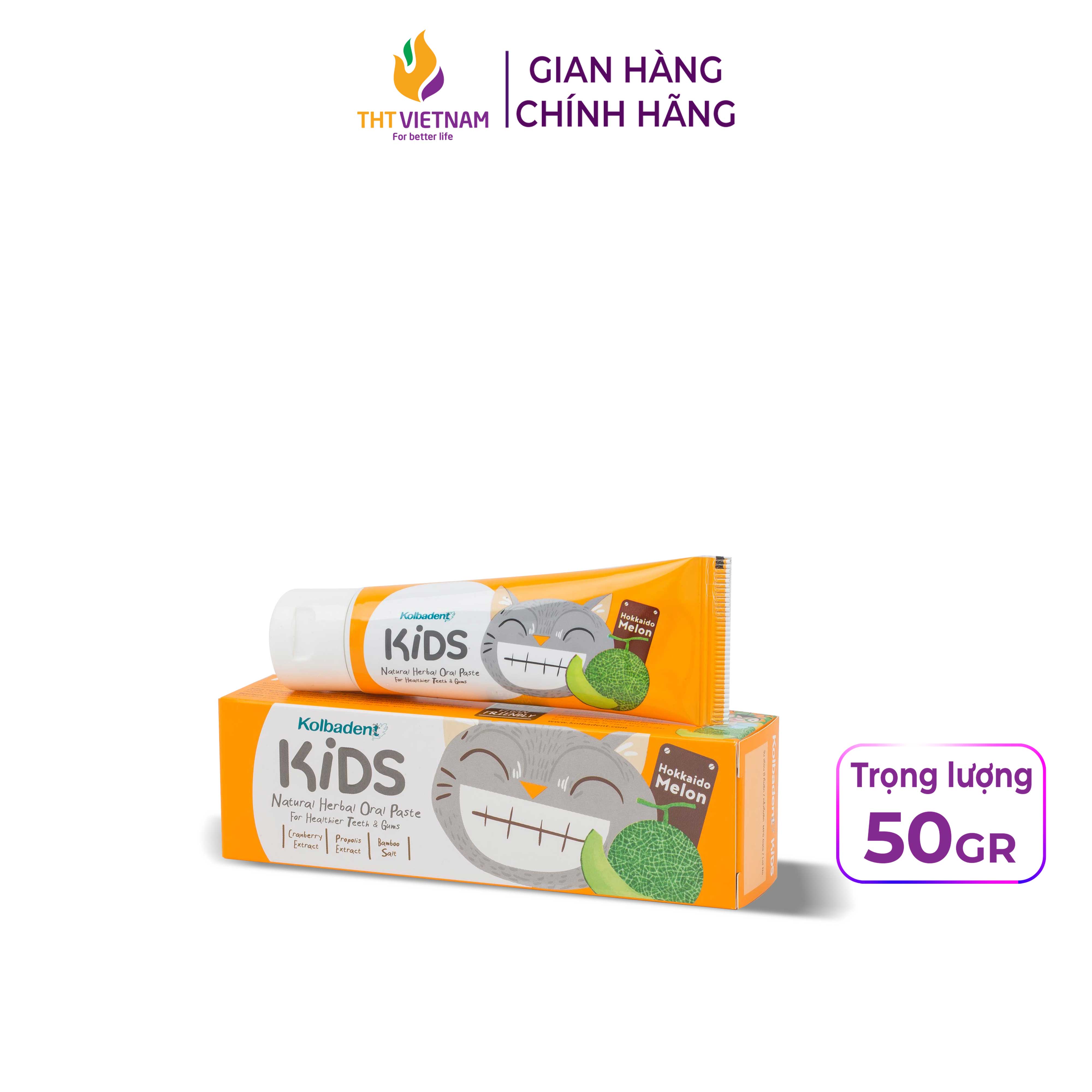 Kem đánh răng trẻ em Kolbadent Kids 50g