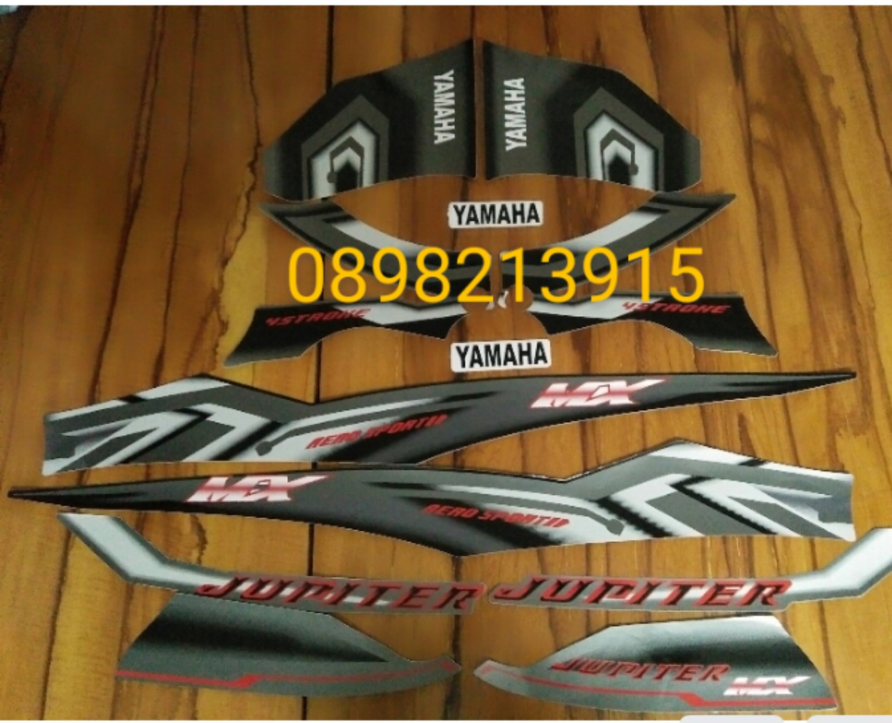 BỘ TEM JUPITER MX MÀU ĐEN