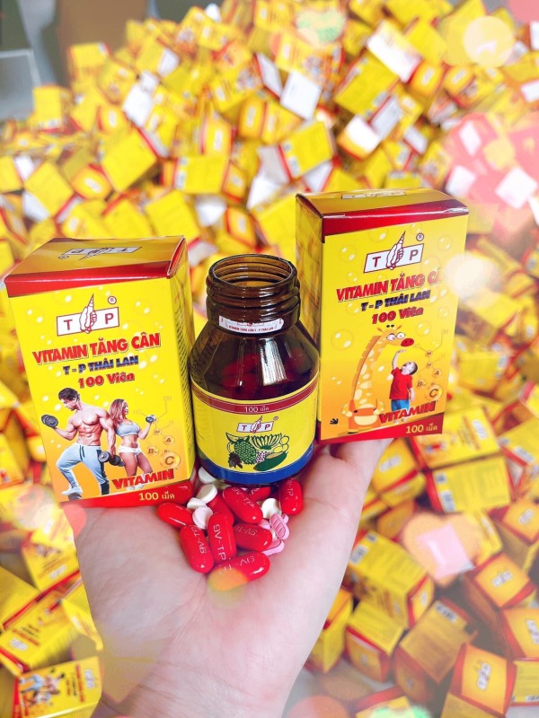 Vitamin Tăng Cân TP Thái Lan hộp 100 viên (hàng chính hãng)