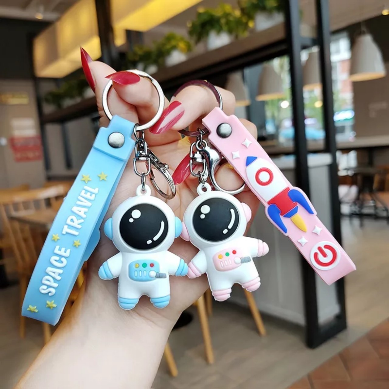 Móc khóa phi hành gia siêu đẹp (Hàng loại 1- Phi hành gia to) Canarystore54