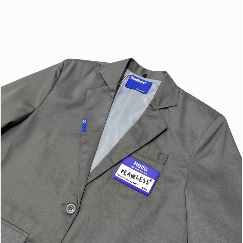 Áo khoác blazer FEARLESS Name Tag logo