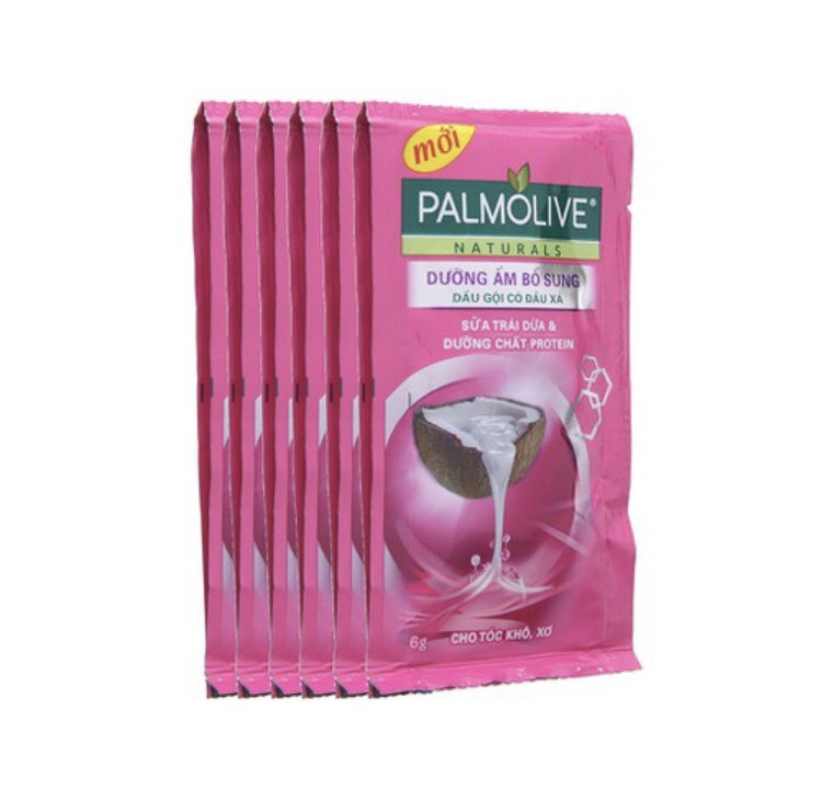Bộ 12 gói dầu gội Palmolive sữa trái dừa