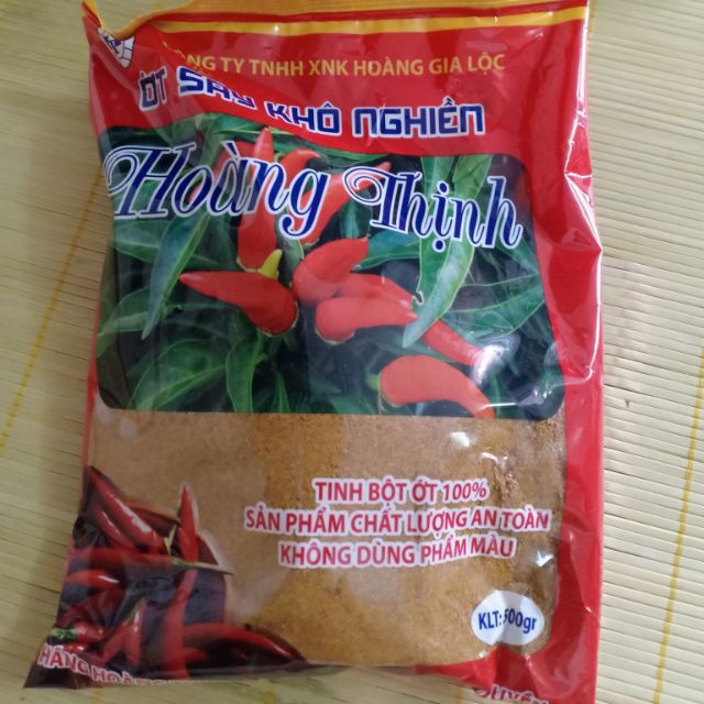 Bột ớt khô hoàng thịnh gói 500g - Bột ớt - 1000g