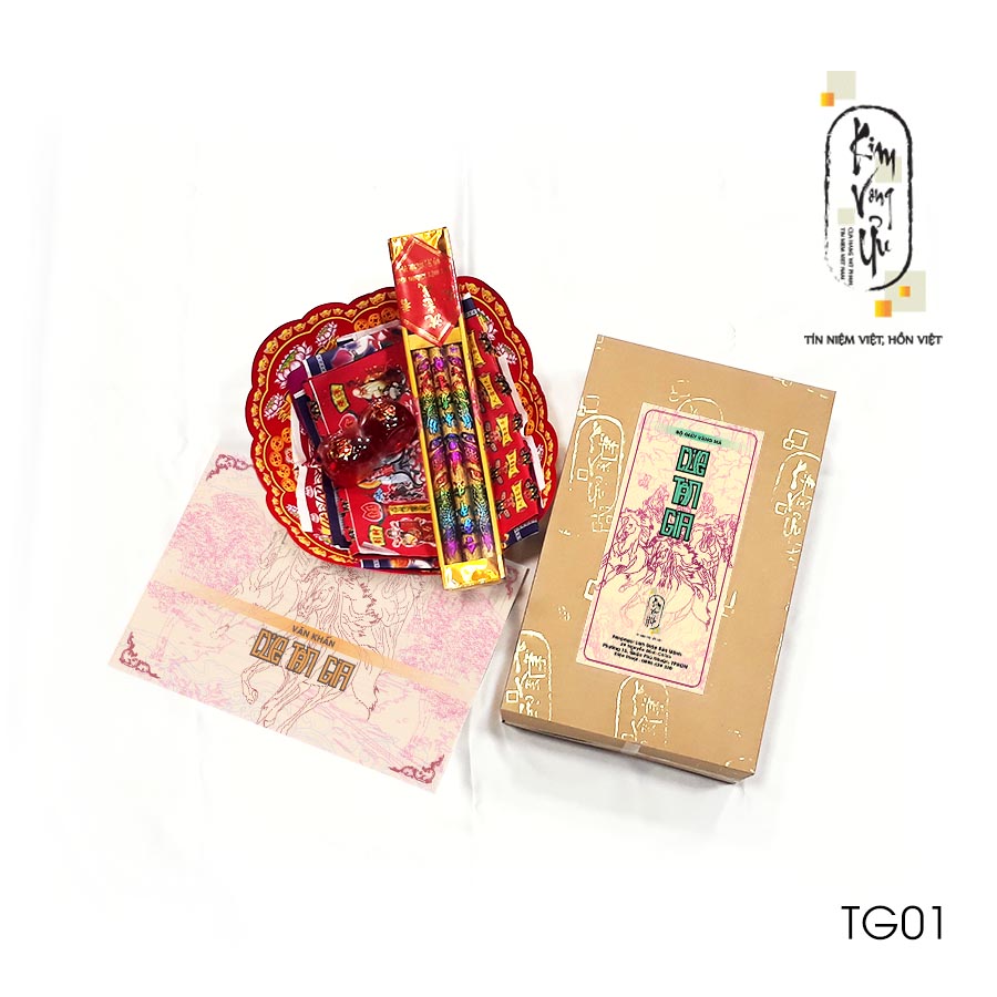 Phần vàng mã cúng Tân Gia Kim Vong Ưu ( có nhang đèn và văn khấn)
