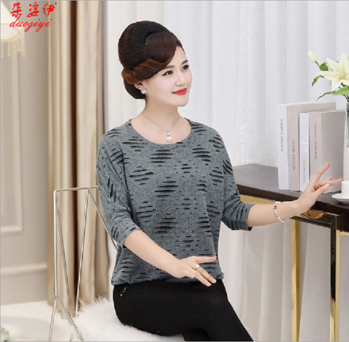 Áo trung niên nữ tay lỡ