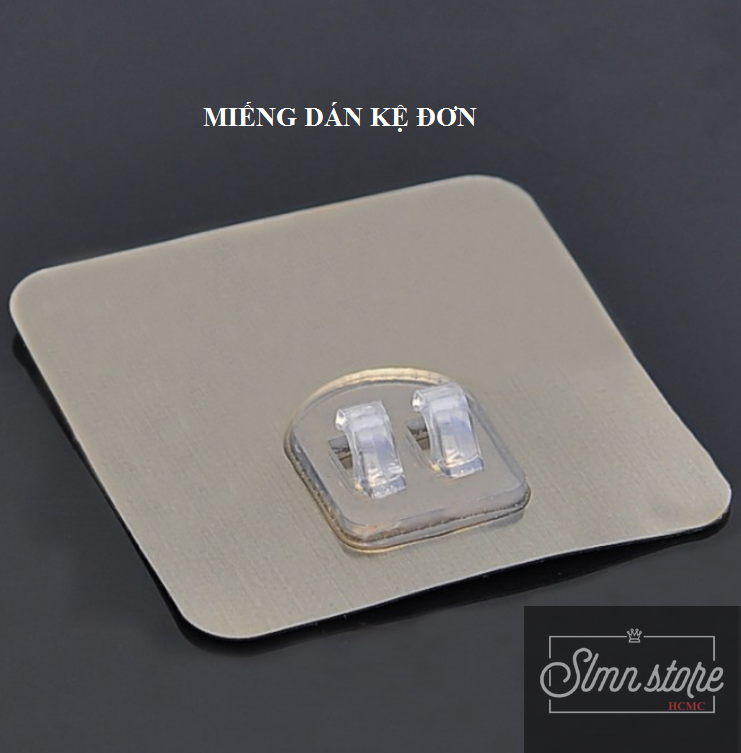 01 Miếng dán tường thay thế, miếng dán dự phòng cho kệ nhà tắm, kệ nhà bếp, giỏ inox, kệ góc tường, móc chịu lực, miếng dán chữ U LD2-MD
