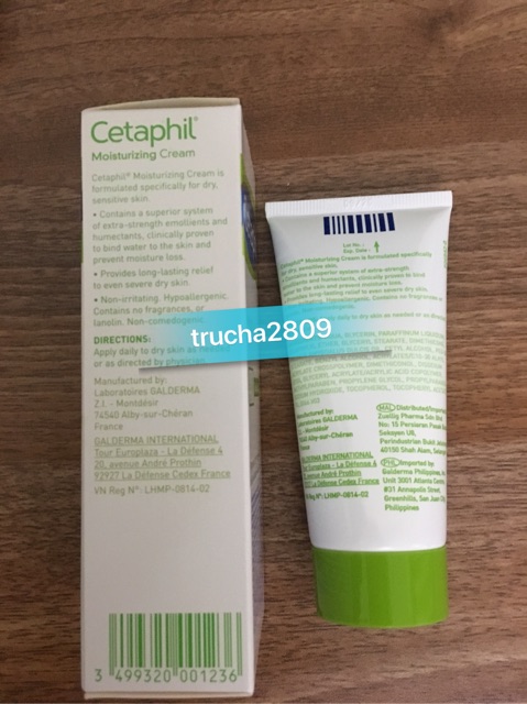 kem dưỡng ẩm Cetaphil moisturizing cream - 50g