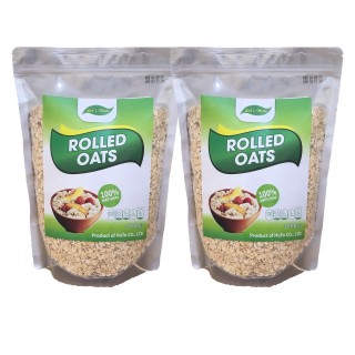 2kg hạt yến mạch Úc rolled oats mỗi túi 1kg làm ngũ cốc giảm cân thumbnail