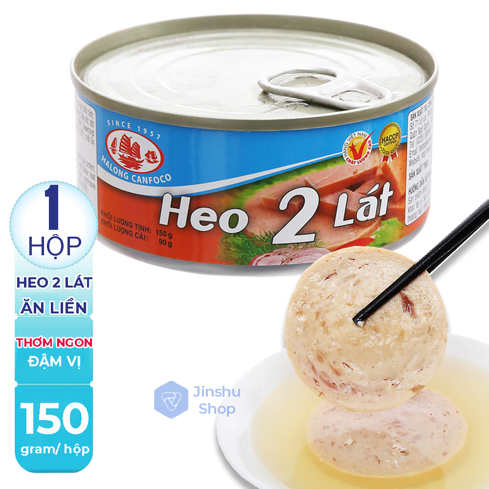 [ QUÁ NGON, ĂN LÀ GHIỀN ] Hộp 150gr Heo 2 lát Hạ Long (Date mới: 36 tháng)-[ 12.12 Hot Deals ]