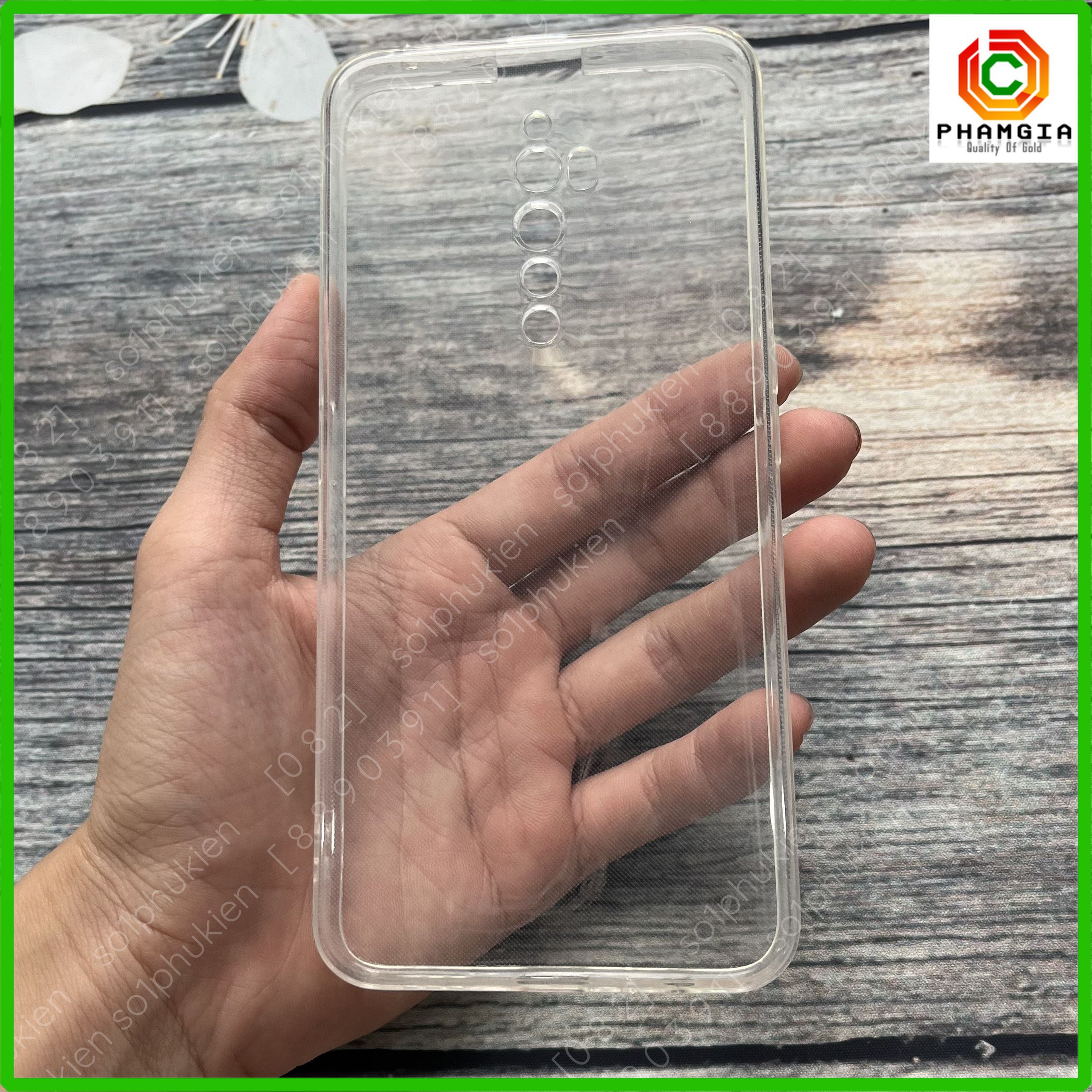 Ốp lưng Oppo reno 2z/ 2f loại dẻo đen và dẻo trong suốt, chống sốc viền gồ bảo vệ camera bền đẹp