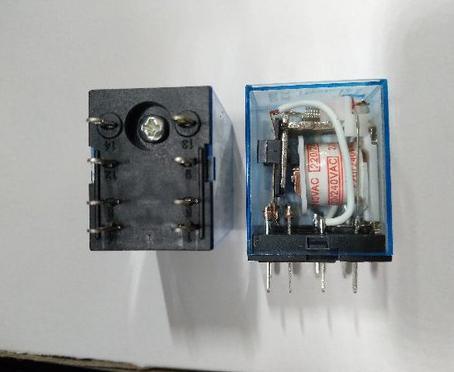 rơ le trung gian 8 chân điện áp 220v