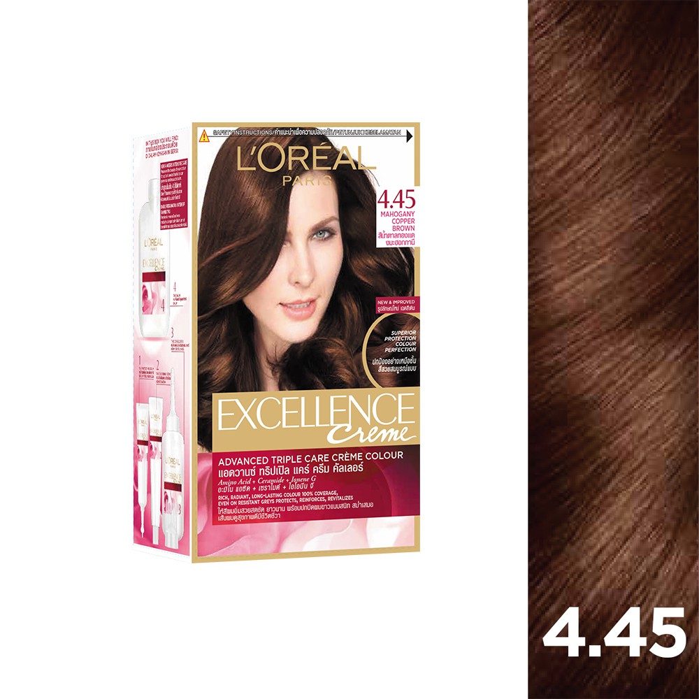L\'Oreal Excellence Cream: Nhuộm tóc chưa bao giờ trở nên dễ dàng đến thế! Với L\'Oreal Excellence Cream, sản phẩm nhuộm tóc đầu tiên và duy nhất sử dụng công thức chống phai màu kép, bạn sẽ không còn phải lo lắng về độ bền màu cũng như độ an toàn cho tóc của mình.