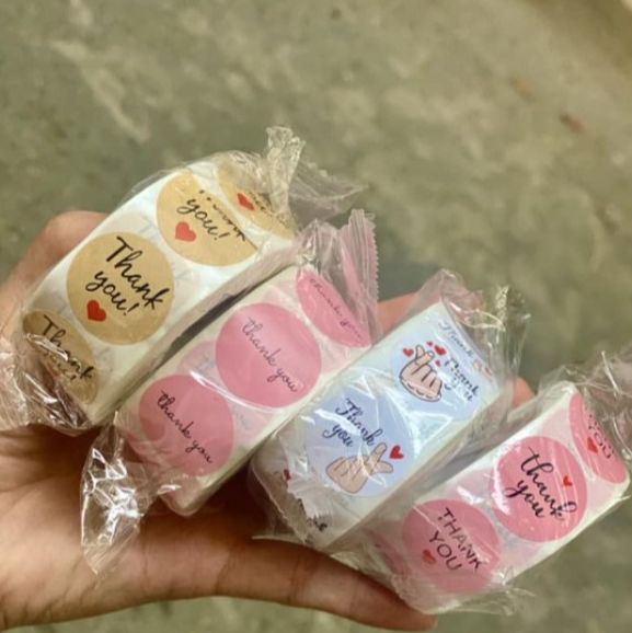 Tem dán chữ Thank you