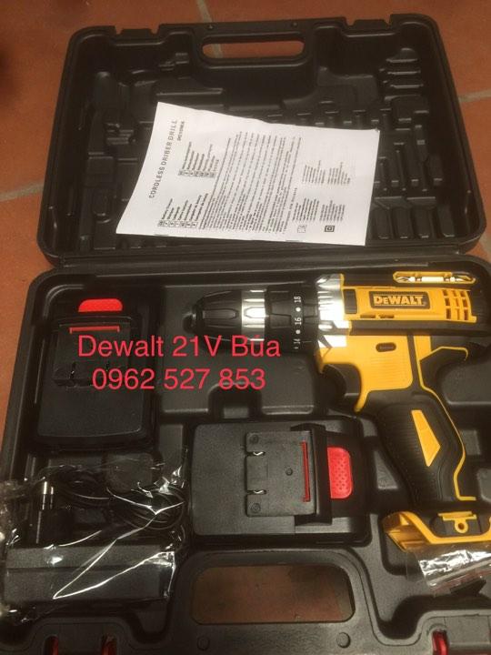 Máy Khoan PIN Búa DEWALT 21V ( Cực Đẹp Và Khỏe )