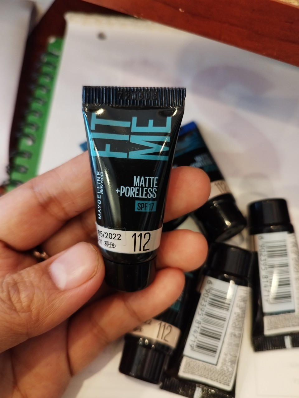 kem nền maybelline fitme matte +poreless spf17+ #112 - 5ml