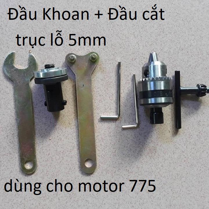 [HCM]combo đầu khoan đầu cắt cho motor 775