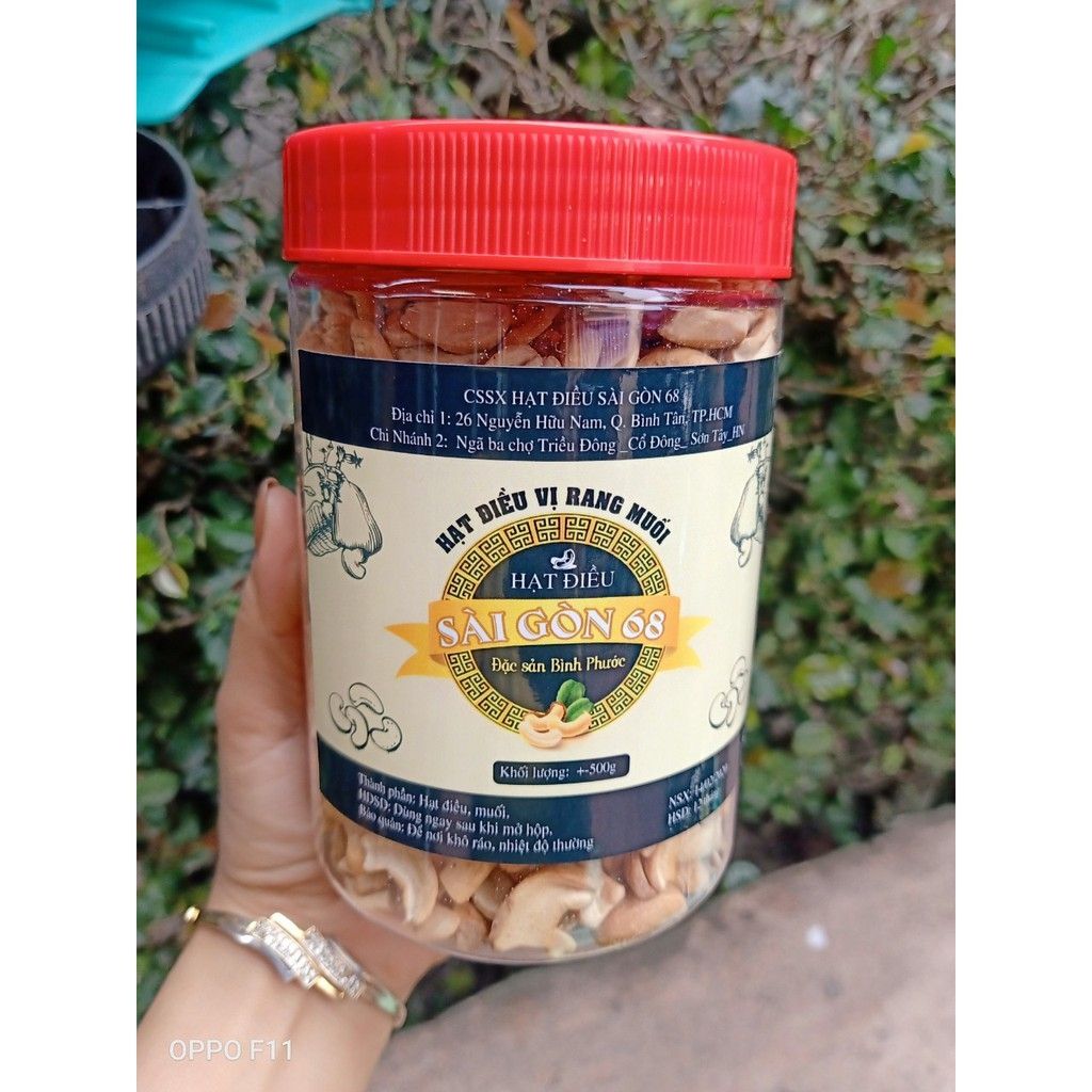 1kg Hạt điều rang muối đặc sản bình phước