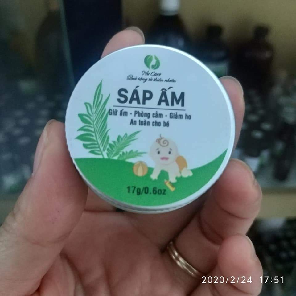 Cao Tinh Dầu Tràm - Sáp Ấm Cho Bé 17gr