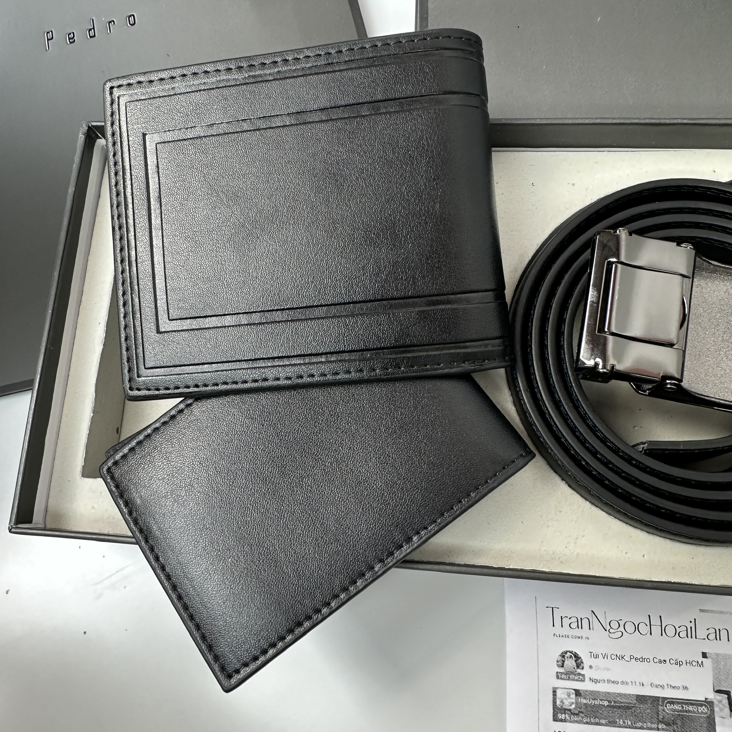 Set ví và thắt lưng nam PEDRO. auth